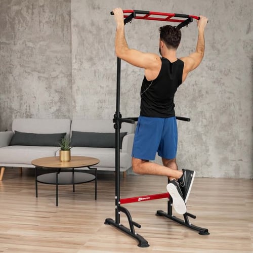 Pull up on freestanding Hop-Sport pull up bar