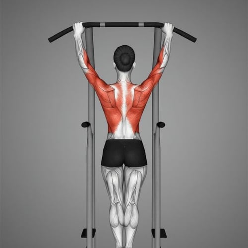 Wide grip pull up muscles worked 