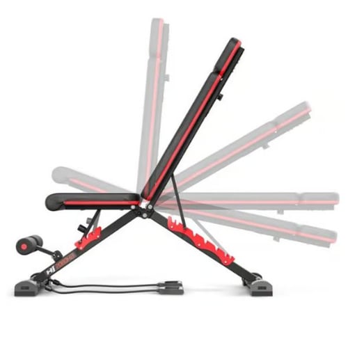 Adjustable decline bench from Hop-Sport for strength training