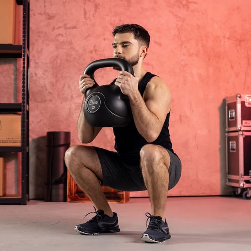 Odważnik kettlebell z tworzywa