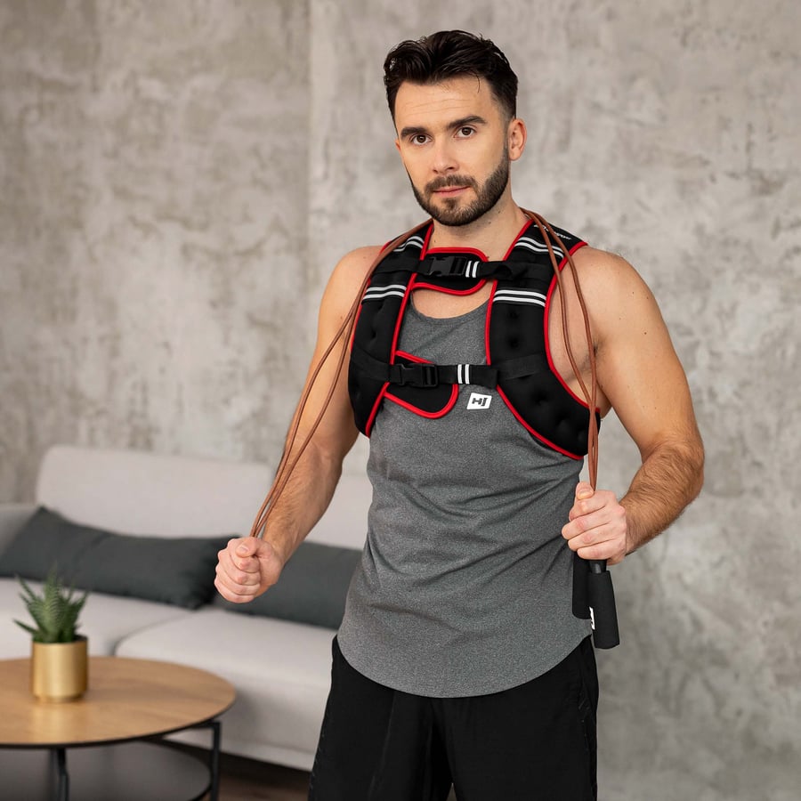 Kamizelka z obciążeniem 5kg HS- - 3