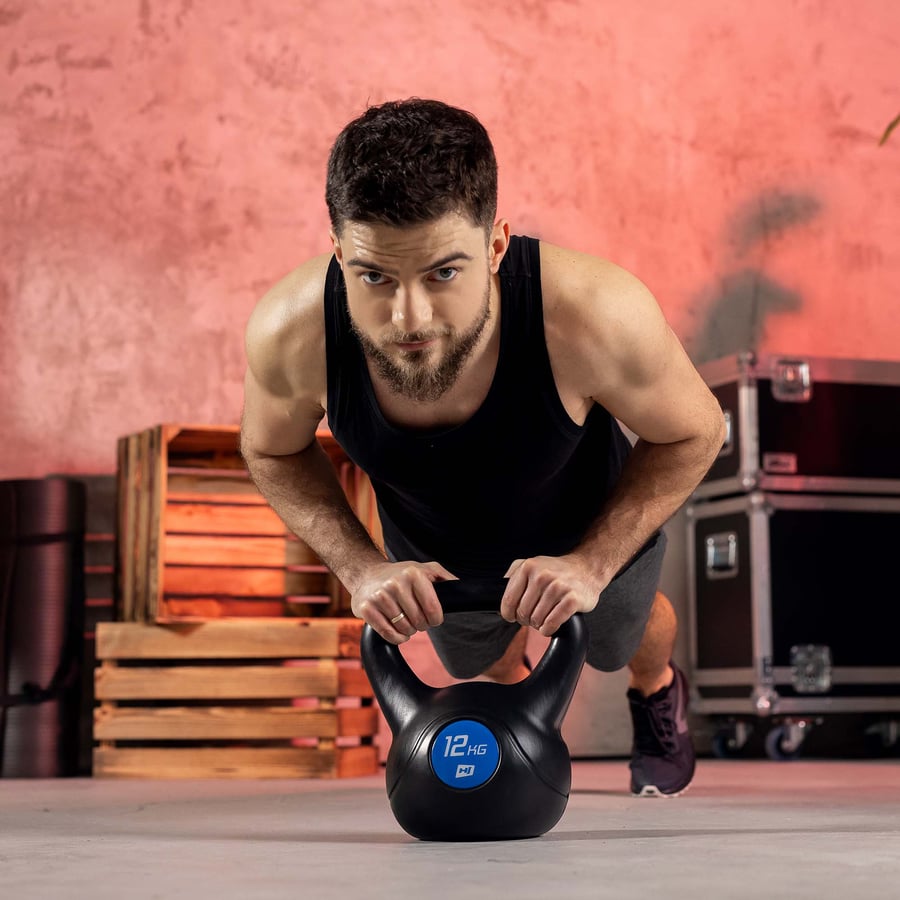 Kettlebell winylowy 12kg