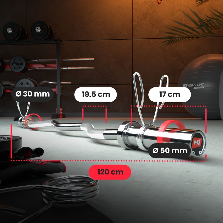 Gryf olimpijski lekko łamany 12