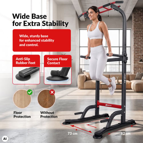 Adjustable Stationary Dip Bar with Pull-Up Bar HS-2012K_5