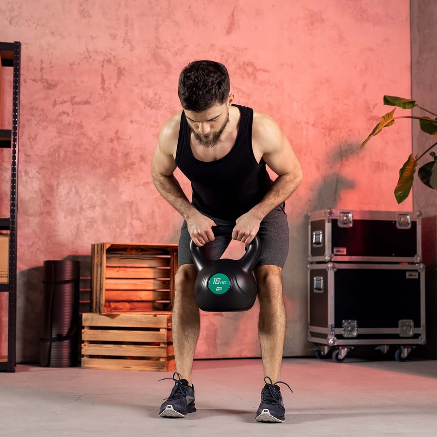 Odważnik kettlebell z tworzywa