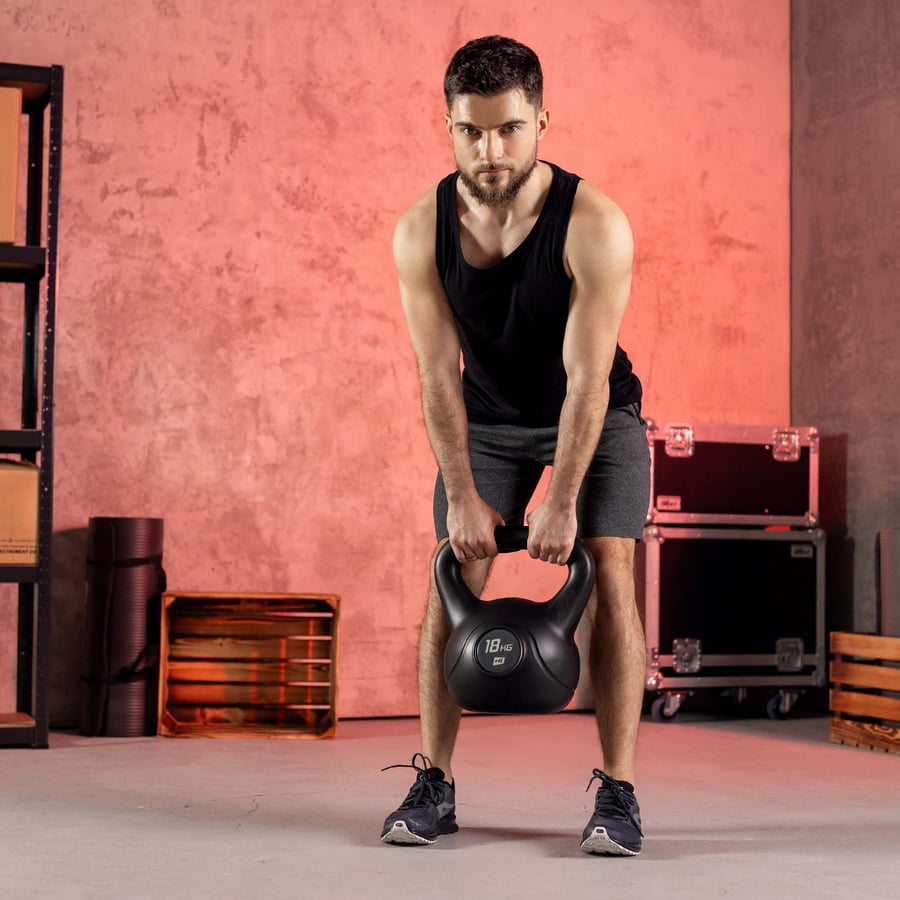 Kettlebell winylowy 18kg